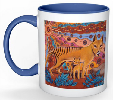 Dreamtime Thylacine/Tasmanian Tiger Spirit Dreaming MUG